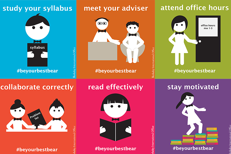 Collage of Be Your Best Bear flyers