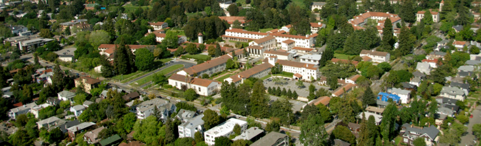 Clark Kerr Campus aerial shot